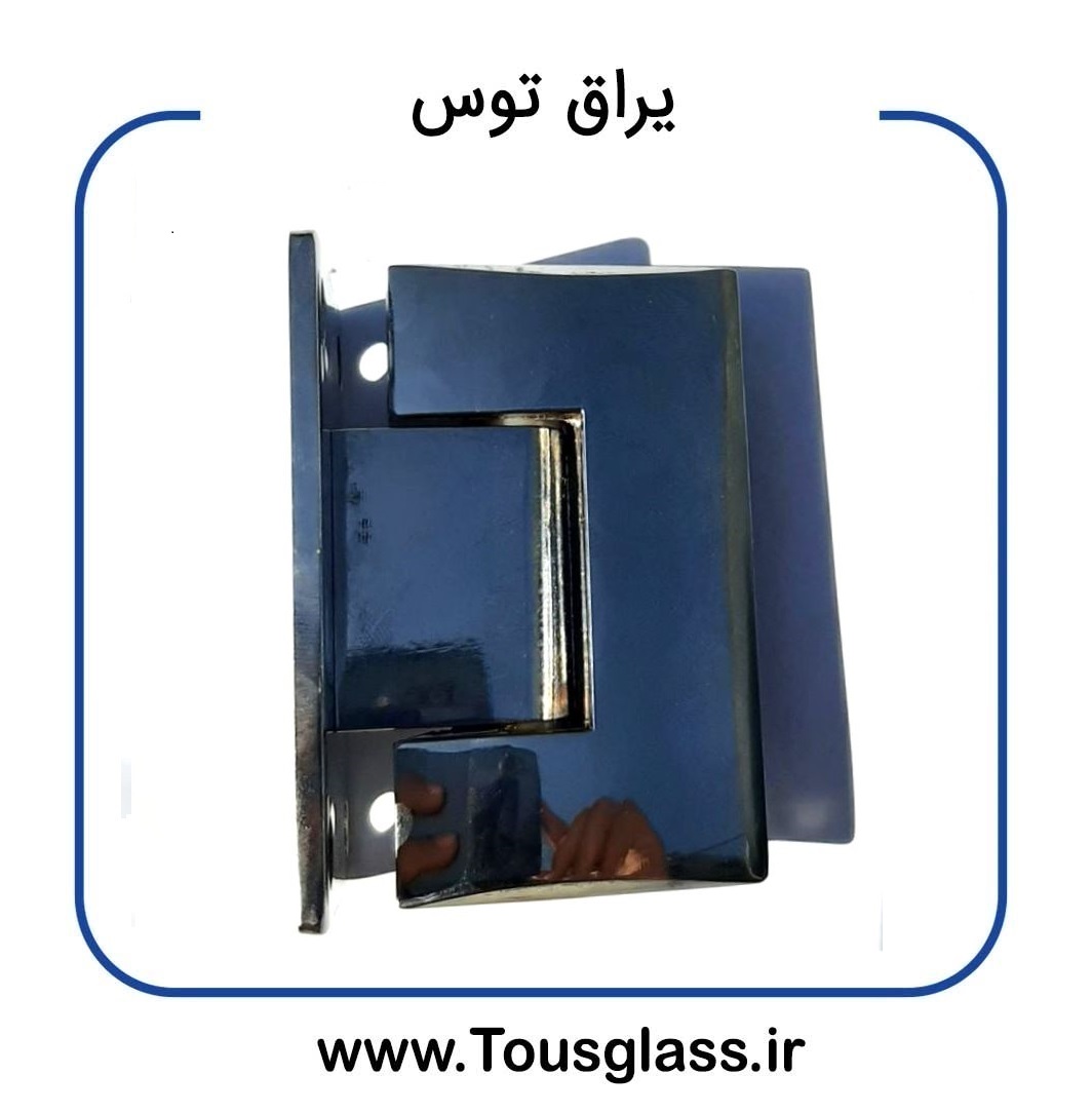 شیشه به دیوار لولا شیشه به دیوار نقره ای اپل