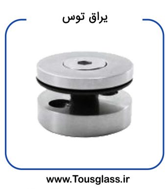 بست گرد ریلی شیشه سکوریت
